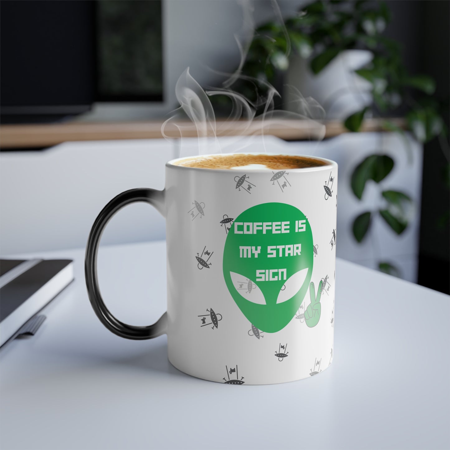 11 oz Coffee Mug - Alien Color Morphing Mug 11 oz - Take Me With You Collective