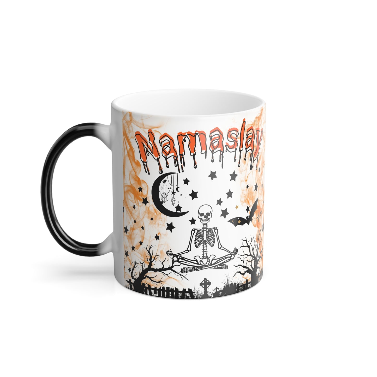 Halloween Mug - Namaslay Skeleton - Halloween Collective - Color Changing Mug