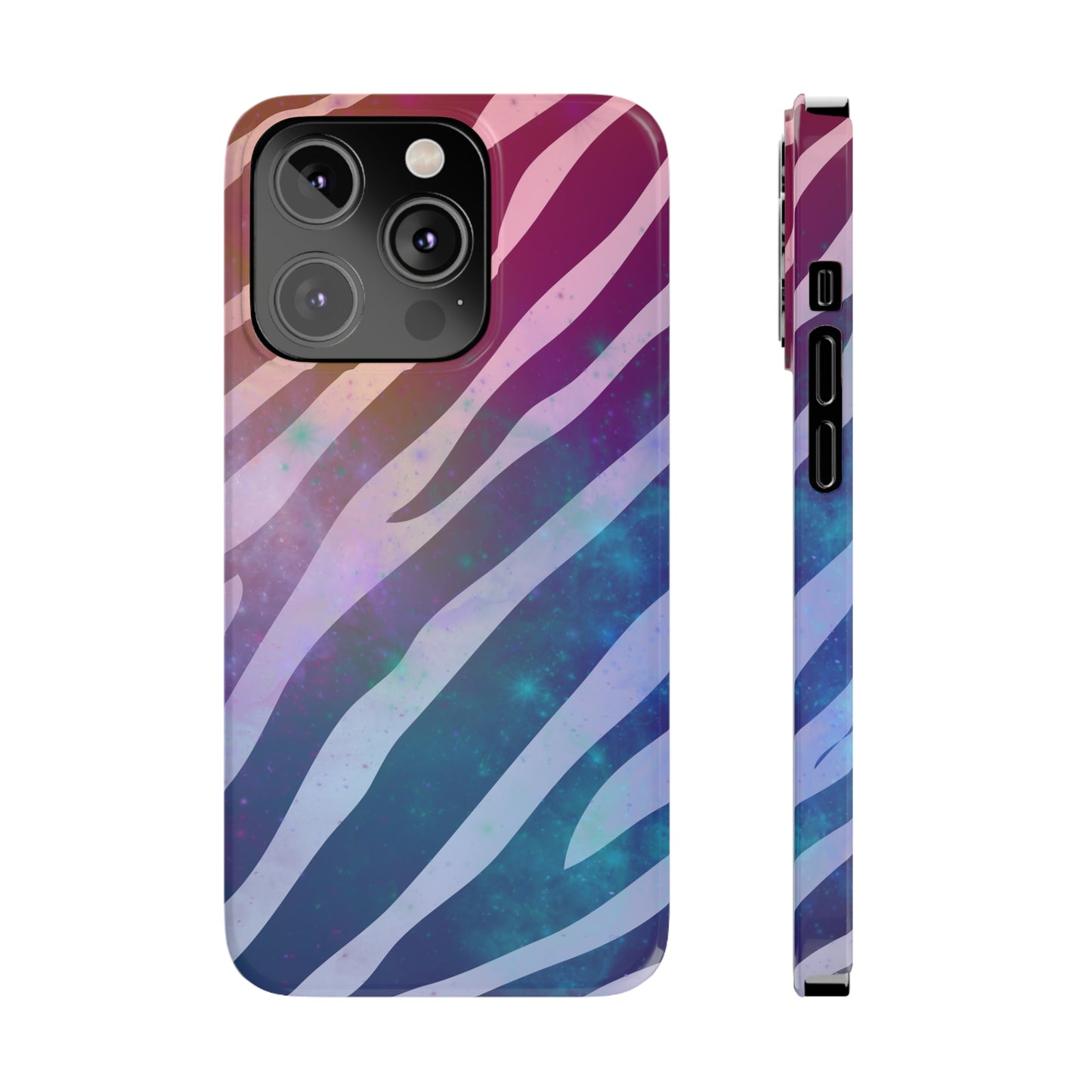 Galaxy Zebra Print Phone Case