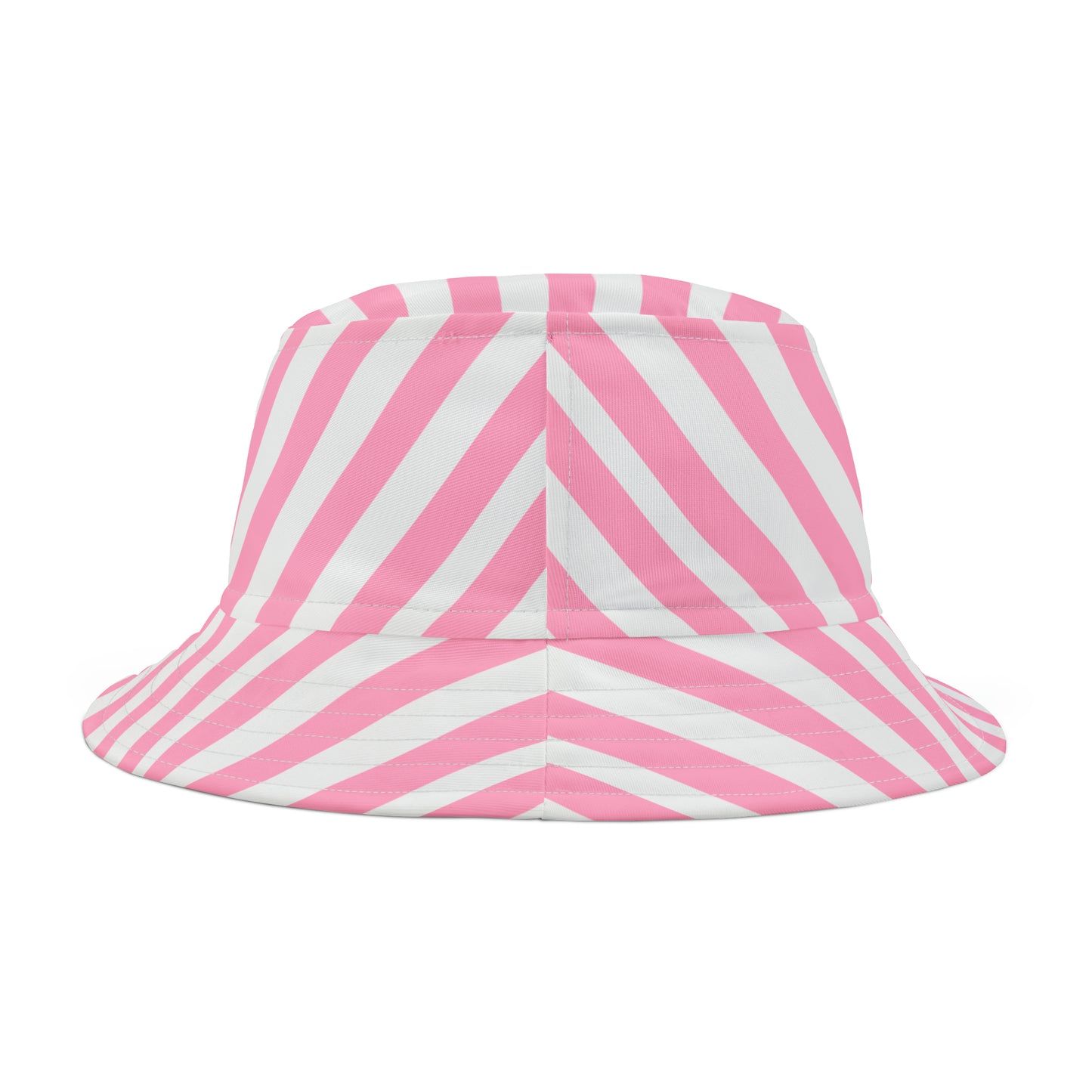 Pink Stripes Bucket Hat