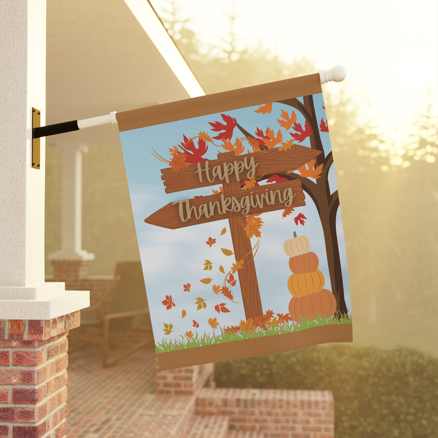 Thanksgiving Decor - Fall Banner - Seasonal Yard Sign