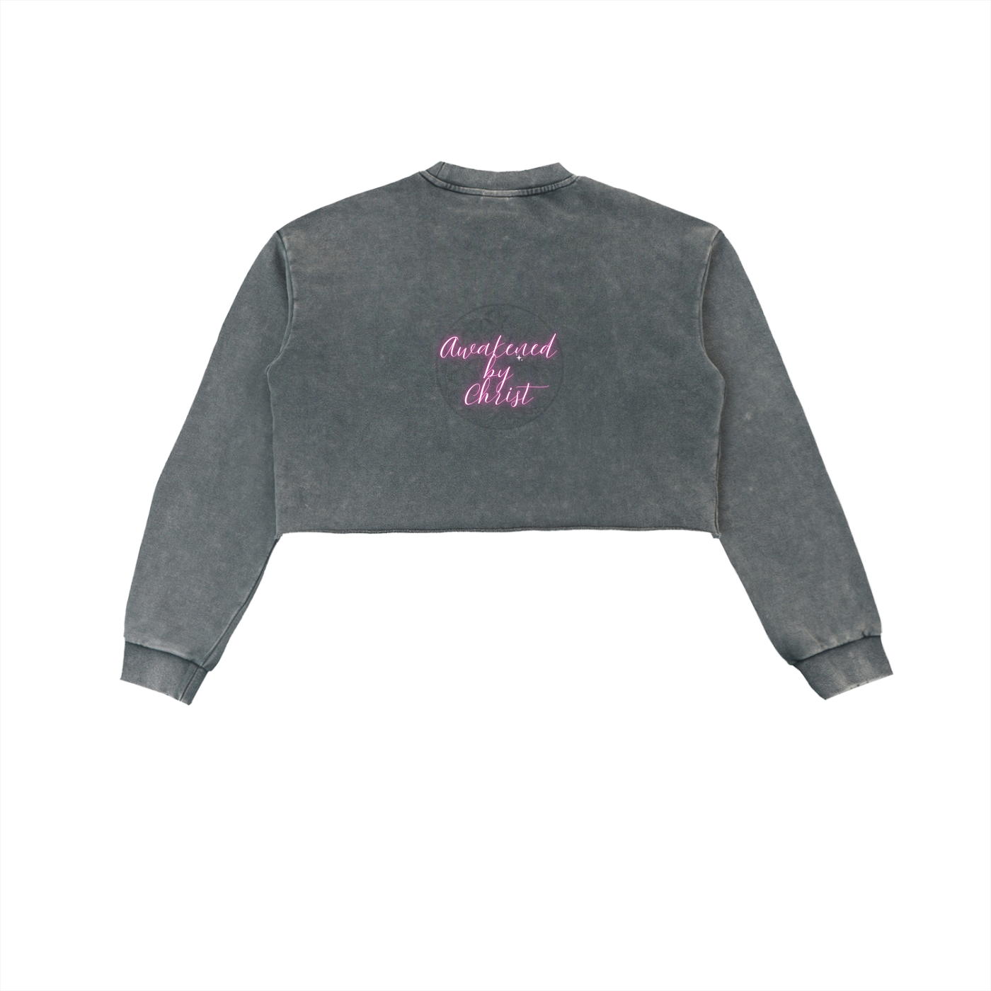 Charitible Cause,Donation Based,Faith Based Apparel,Nonprofit Merchandise,Womens' Fashion,Pure Cotton,Snow Washed Raw Edge Cotton,Peace Collective,Cropped Sweatshirt,Thick Fabric