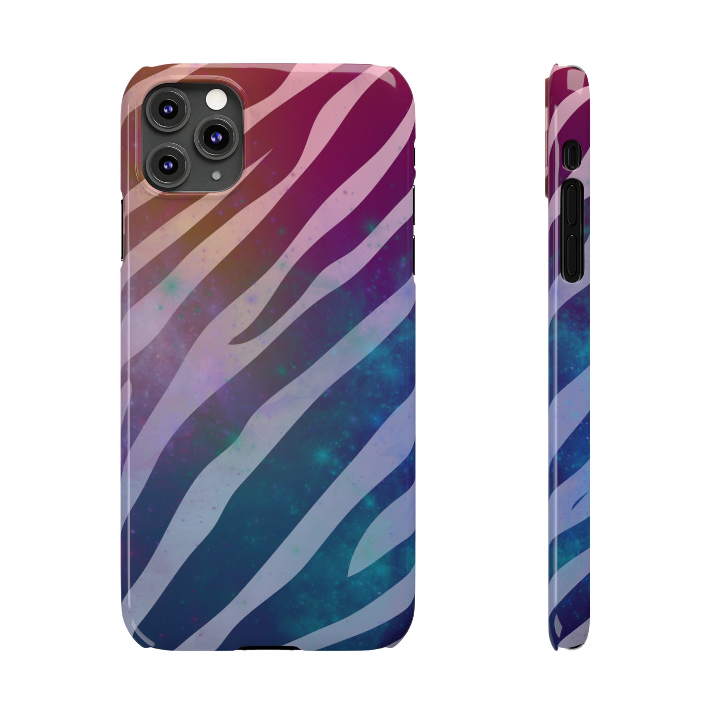 Galaxy Zebra Print Phone Case