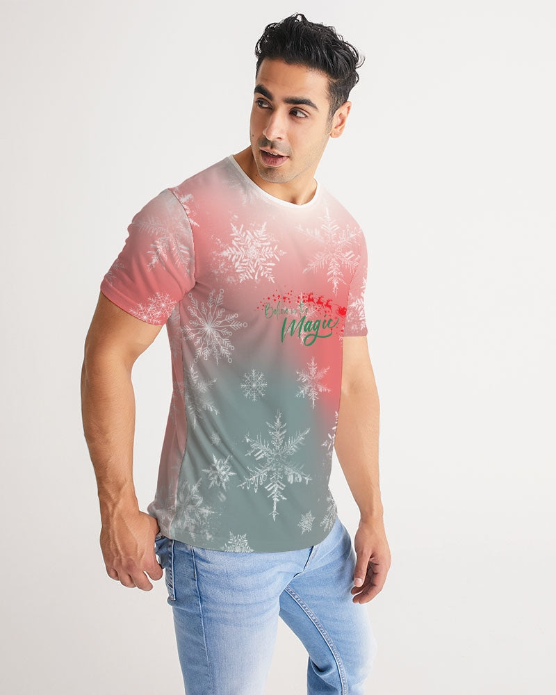 Christmas Gradient Men's All-Over Print Tee