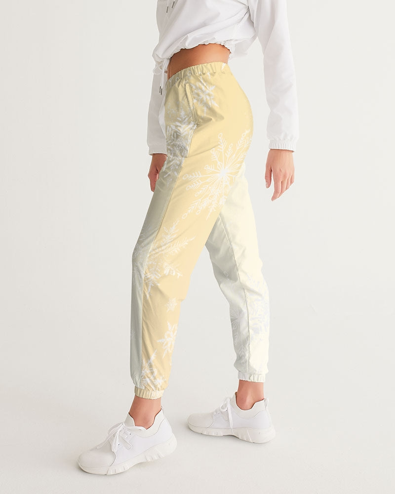 Women's Track Pants Set - Snowflake Gradient Print