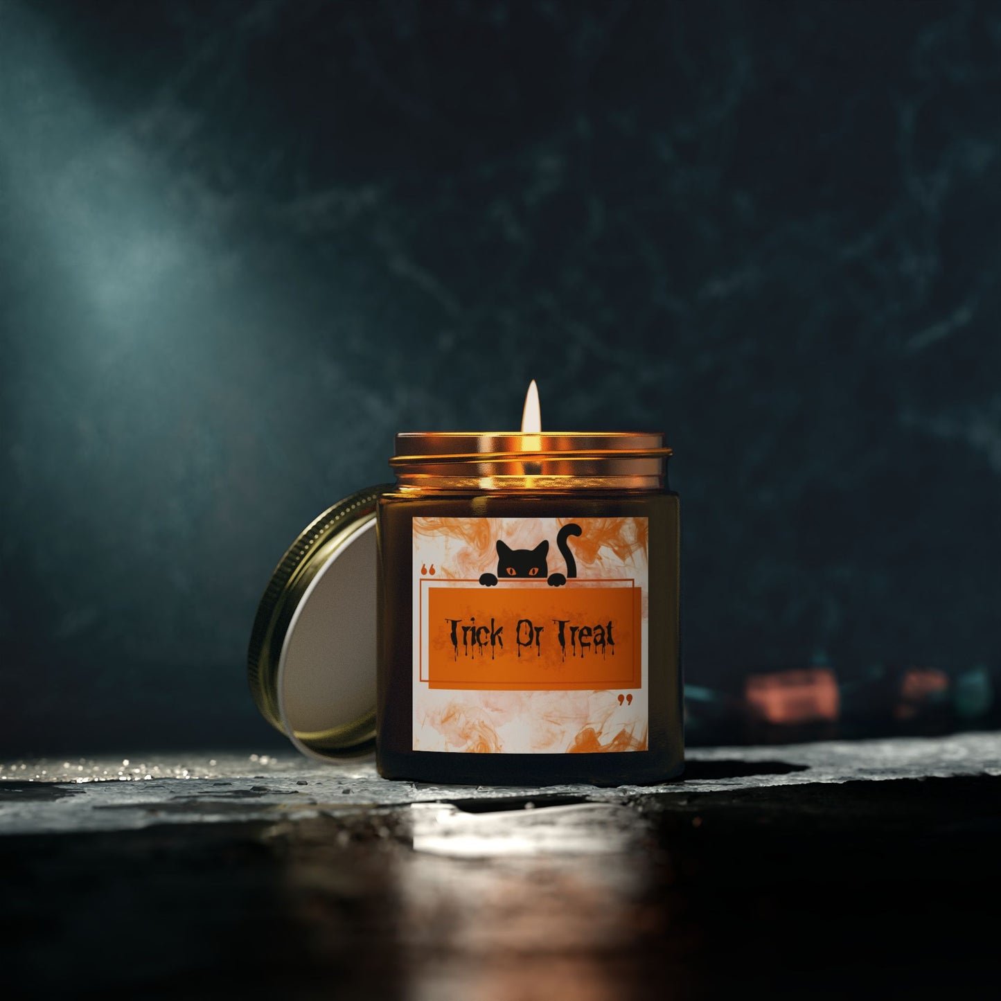 Trick Or Treat - Scented Halloween Candle - Coconut Apricot Wax - Halloween Collective