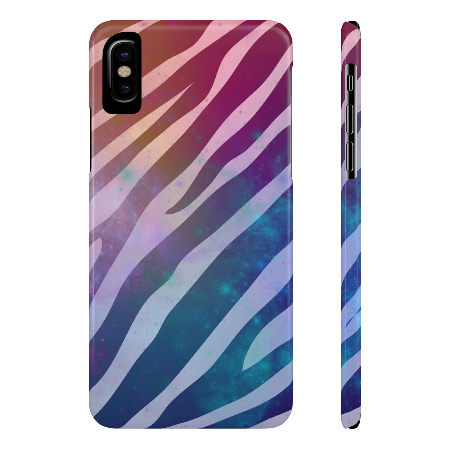 Galaxy Zebra Print Phone Case