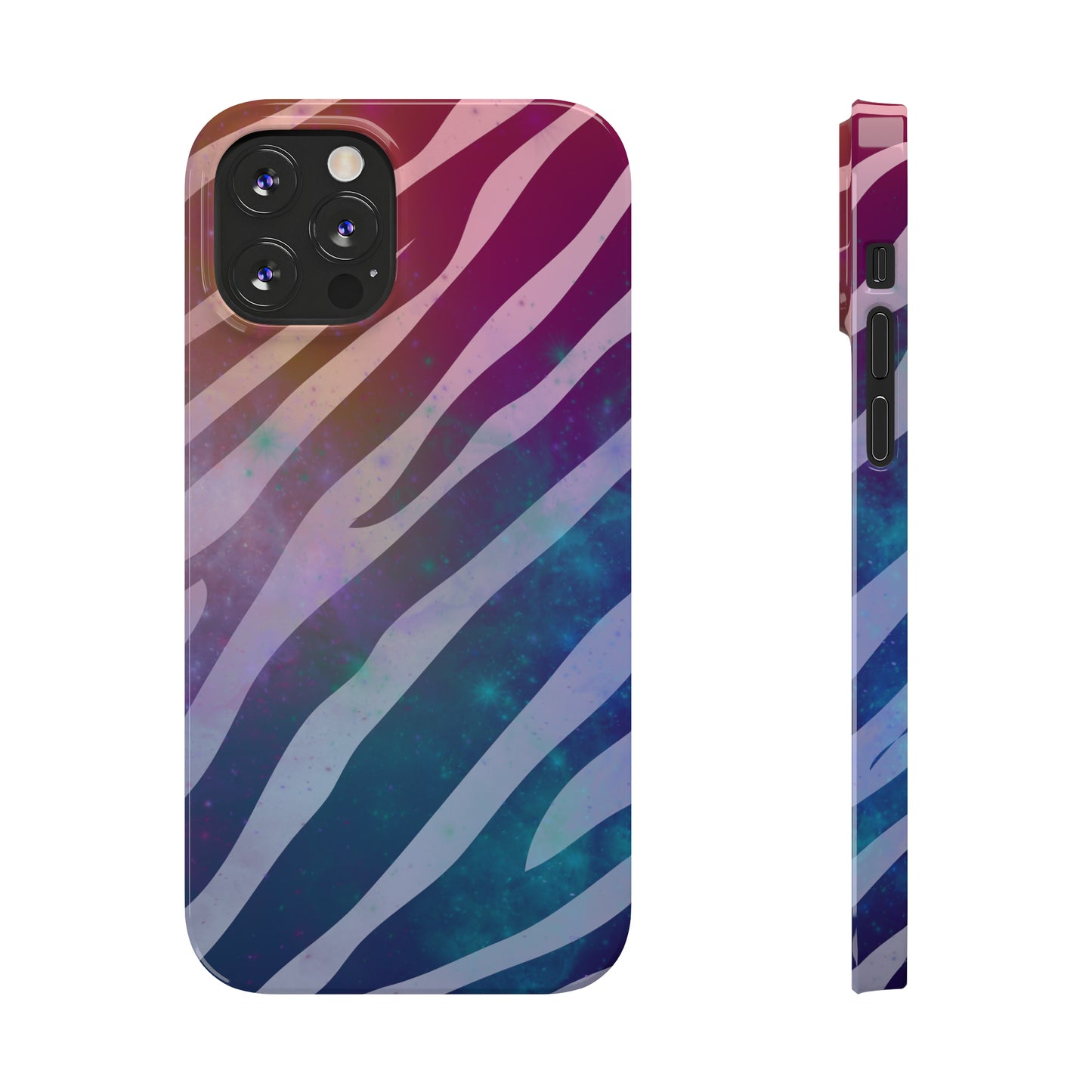 Galaxy Zebra Print Phone Case