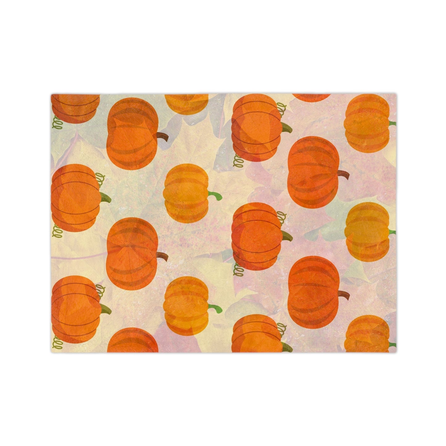 Pumpkin Blanket - Velveteen Plush Blanket - Seasonal - Fall Collective