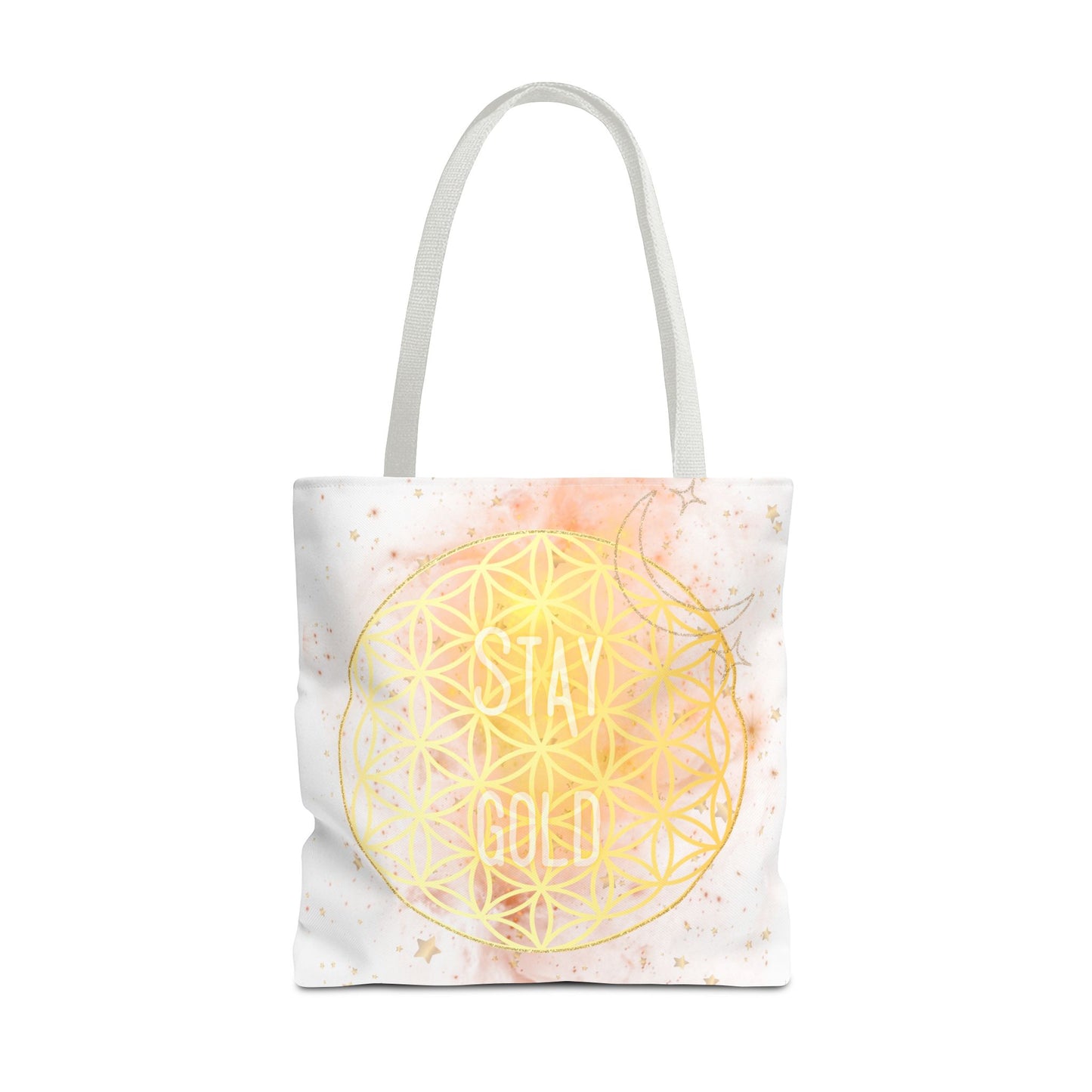 Stay Gold - Flower of Life Tote Bag