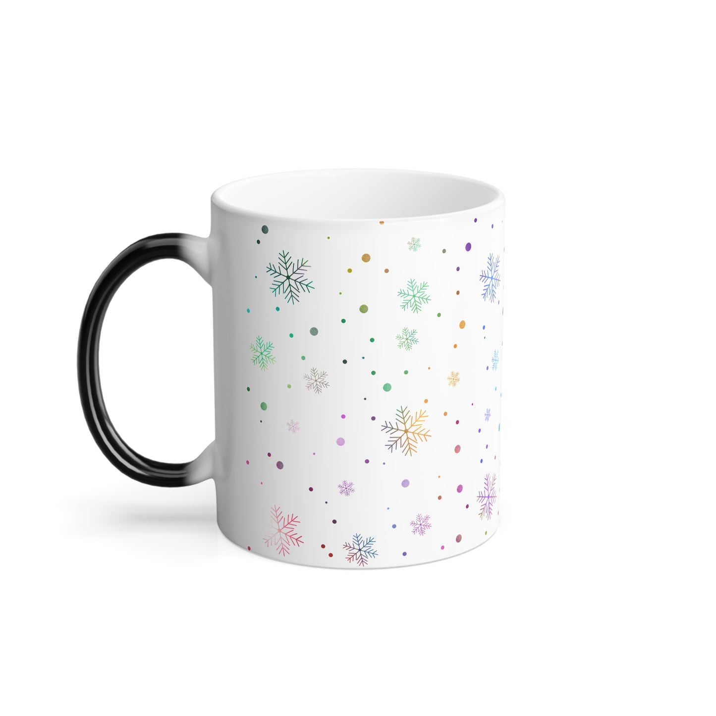 Winter Mug - Snowflake Mug -  Tis' The Season - Color Changing Mug - Coffee Mug