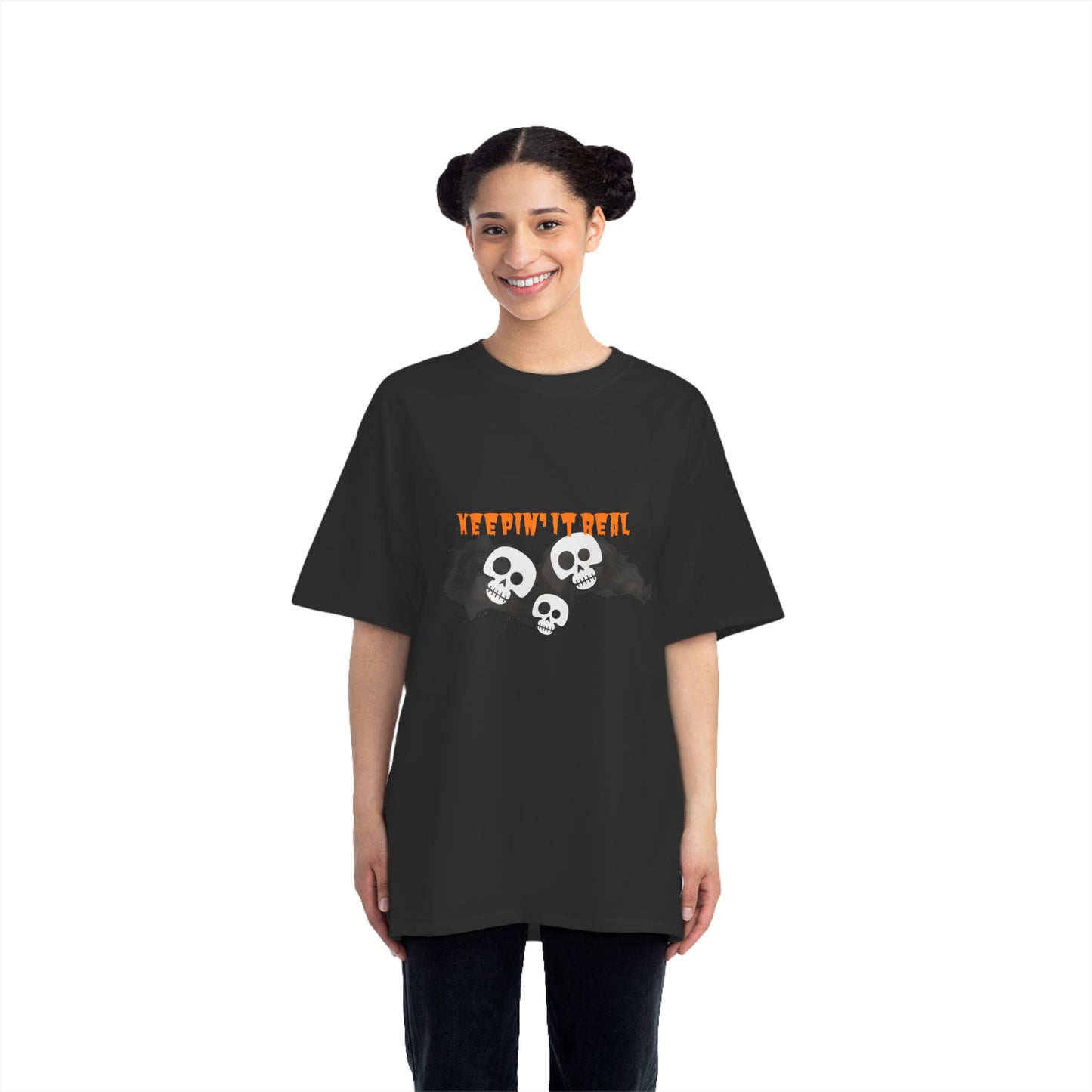 Keepin' It Real - Halloween Short Sleeve T-Shirt - Comedic Slogan T-Shirt - Halloween Collective