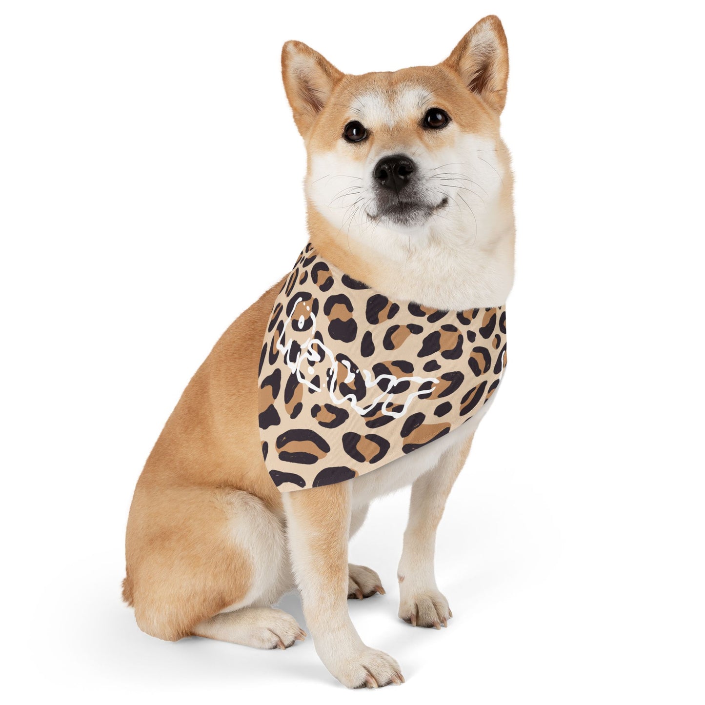 Leopard Print - Pet Bandana Collar - Rawr - Halloween Collective - Pet Collective