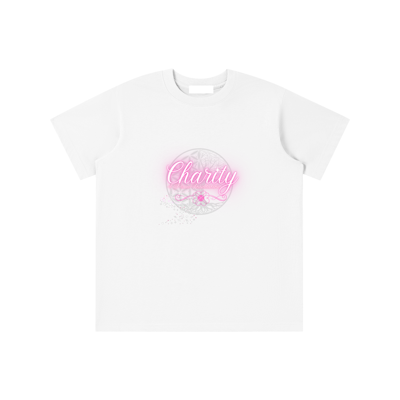 Peace Collective,Charitible Merchandise,Nonprofit Merchandise,Kids Essential T-Shirt,Pure Cotton,Gender Neutral,Loose Fit,Moderate Thickness,Faith Based Apparel,Graphic T-Shirt