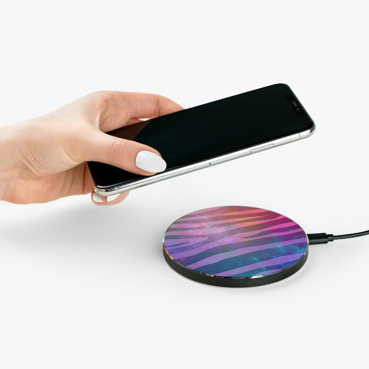 Zebra Print Wireless Charger