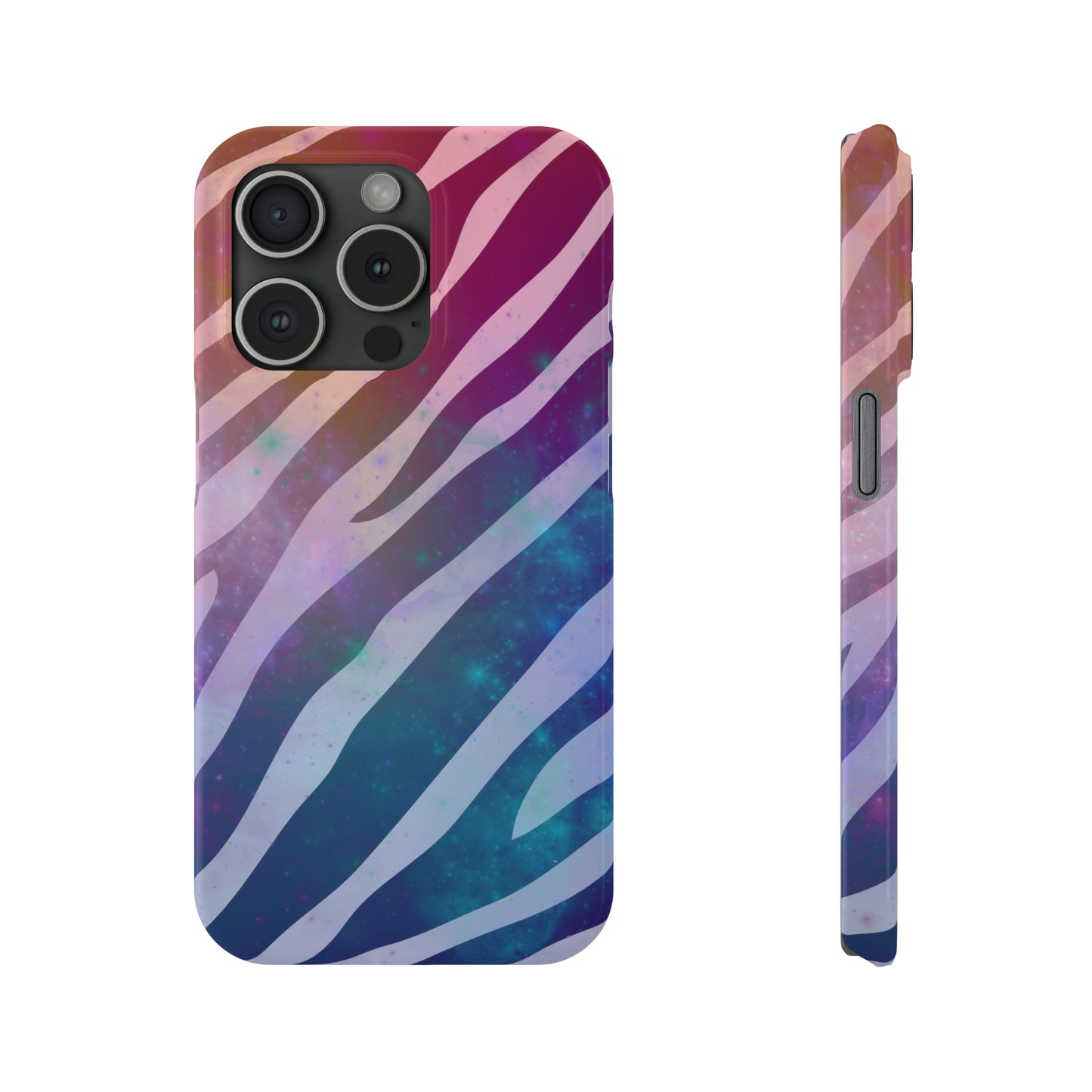 Galaxy Zebra Print Phone Case