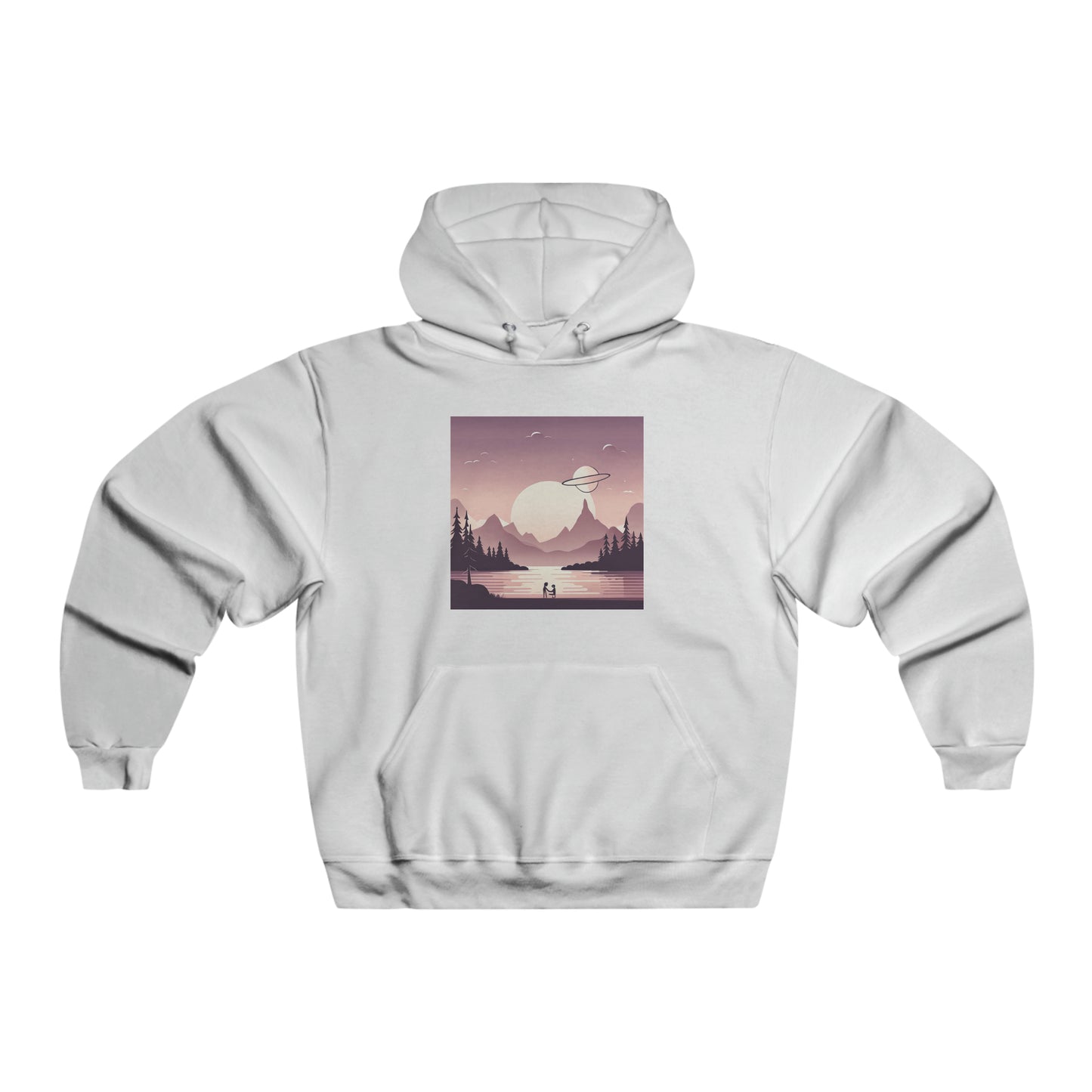 Men's NUBLEND® Hooded Sweatshirt - Graphic Sweatshirt - Take Me With You Collective