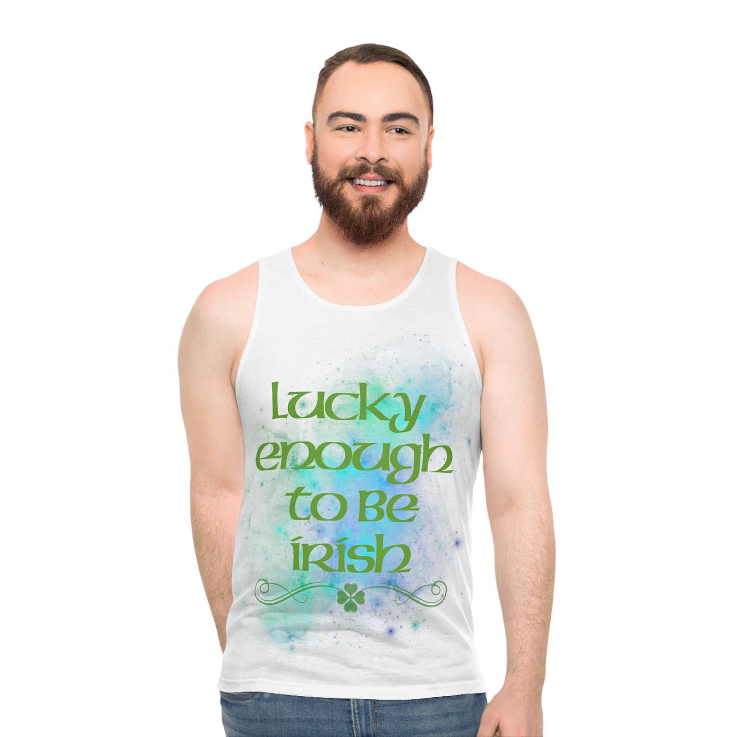 Saint Patrick's Day Slogan Tank Top