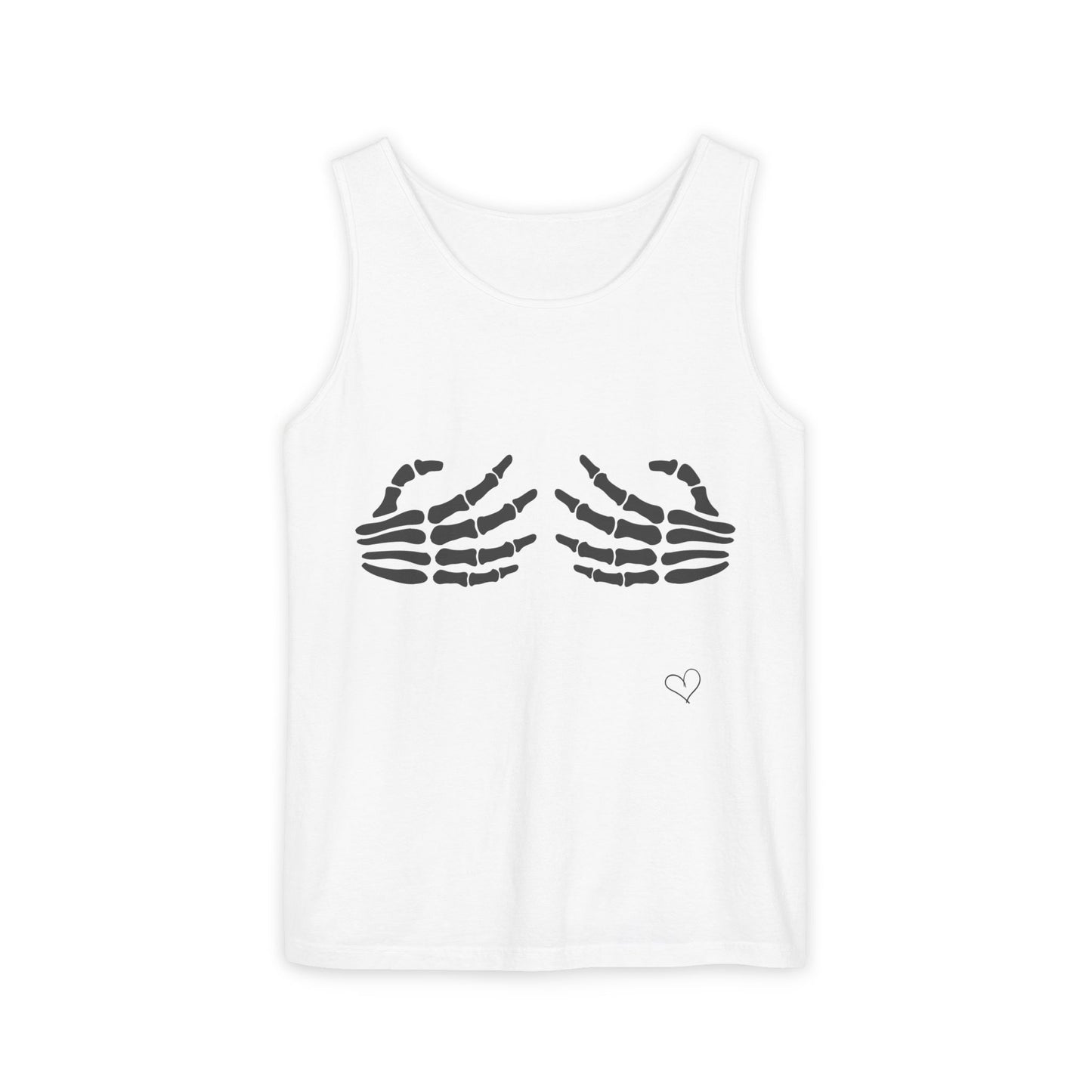 Adult Humor - Skeleton Hand Boob Tank Top - Halloween Collective - Her Collective