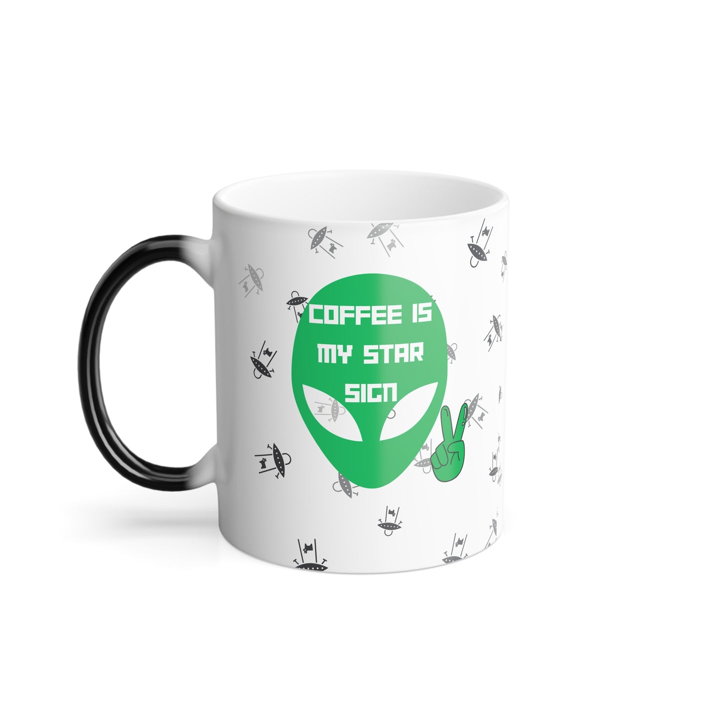 11 oz Coffee Mug - Alien Color Morphing Mug 11 oz - Take Me With You Collective