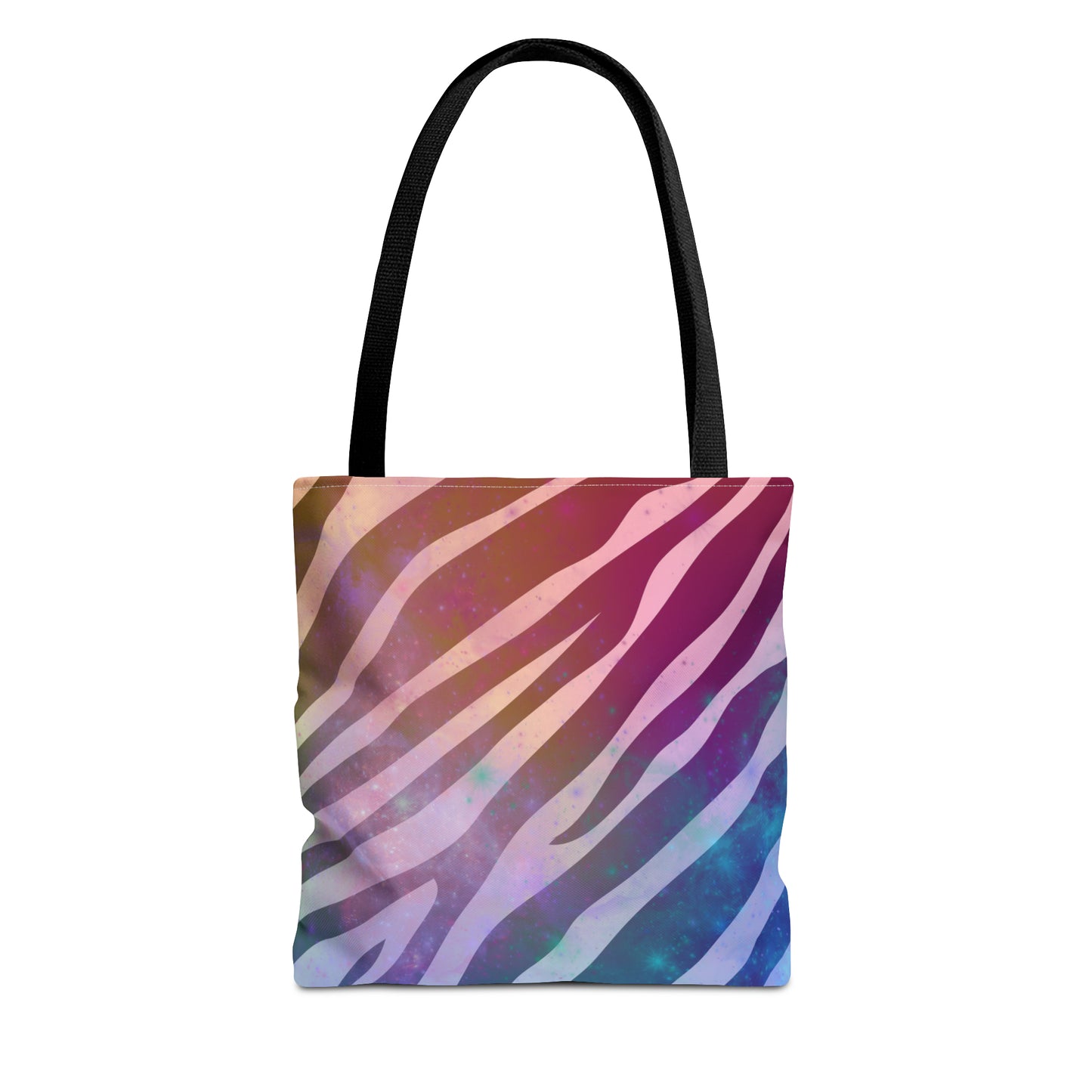 Galaxy Zebra Print Tote Bag