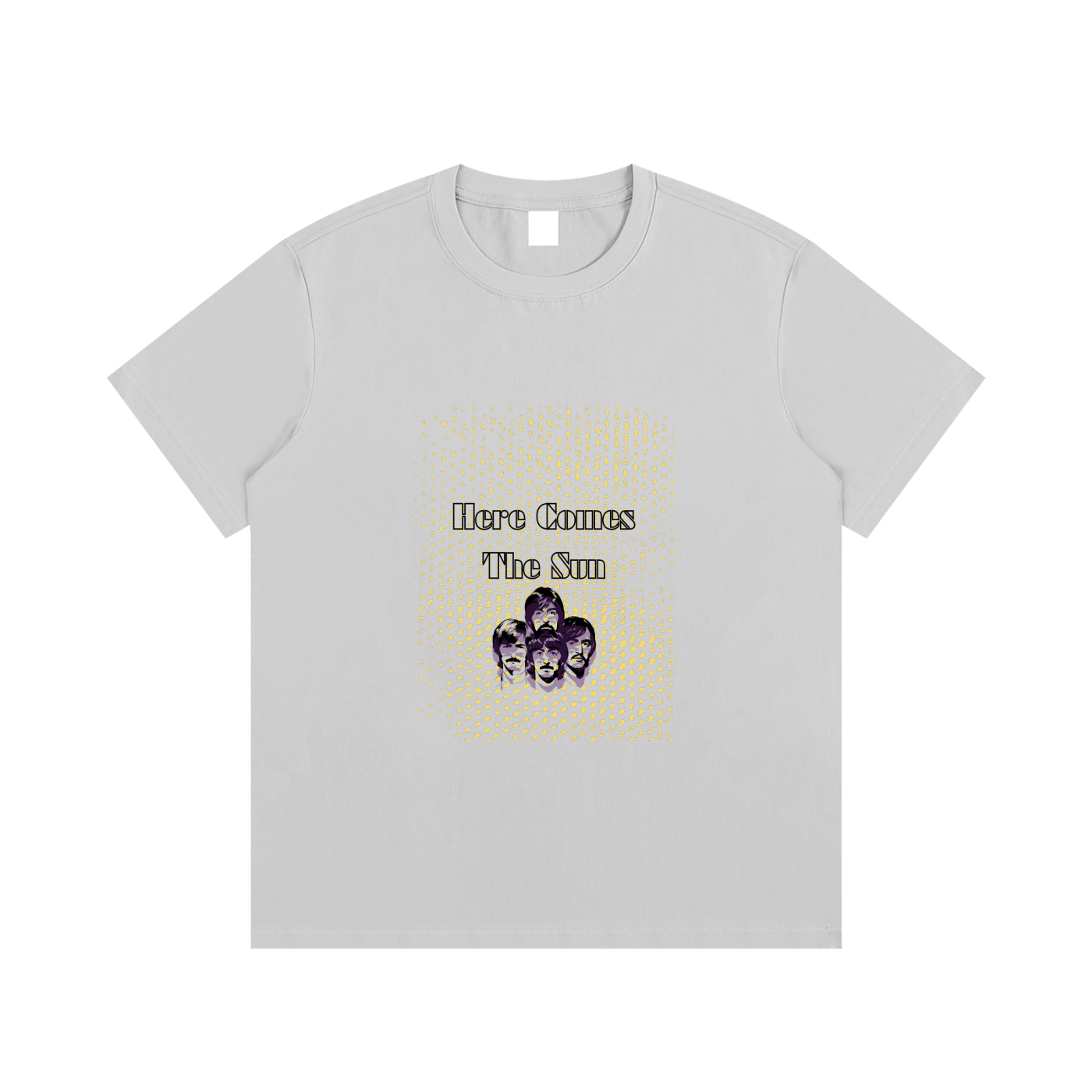 Graphic T-Shirt,Daily Casual,Cotton T-Shirt,Moderate Thickness,The Beatles,Unisex,Comfortable Fit,Basics,One Color,Pure Cotton