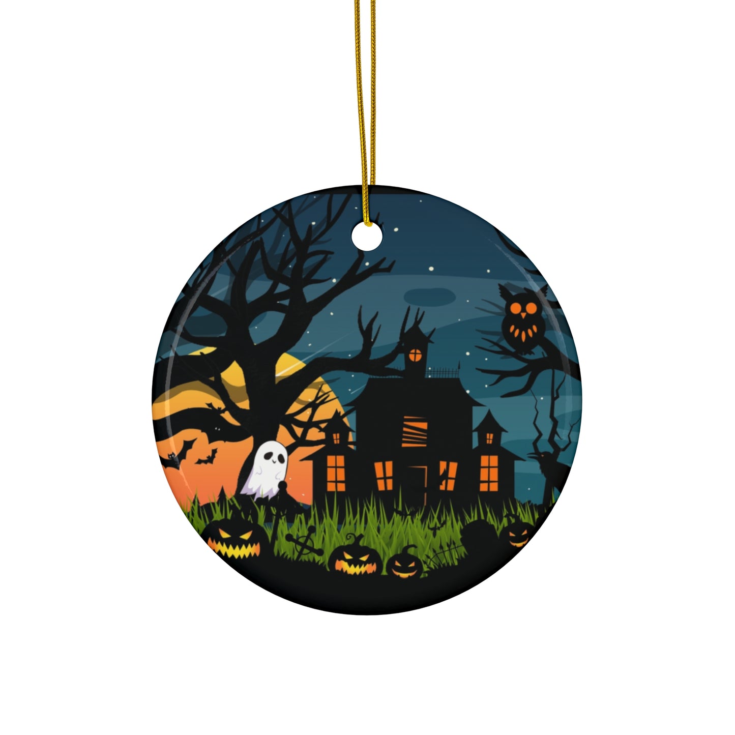 Halloween Ornament - Ceramic Ornament - Halloween Collective