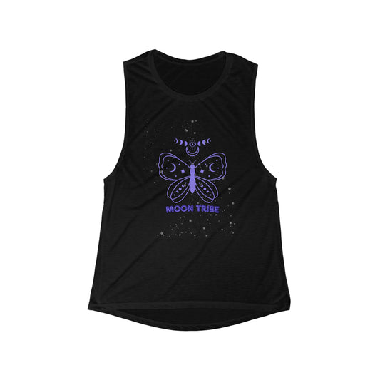 Moon Tribe Butterfly Flowy Muscle Tank