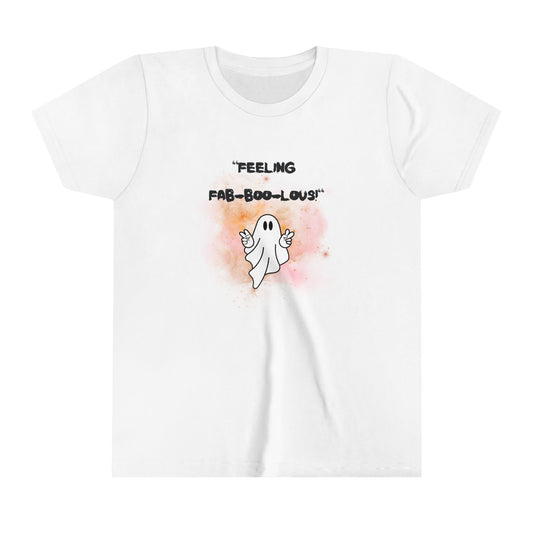 Halloween Tee - Youth Short Sleeve - Feeling Faboolous - Funny T-Shirt - Halloween Collective - Kid Collective