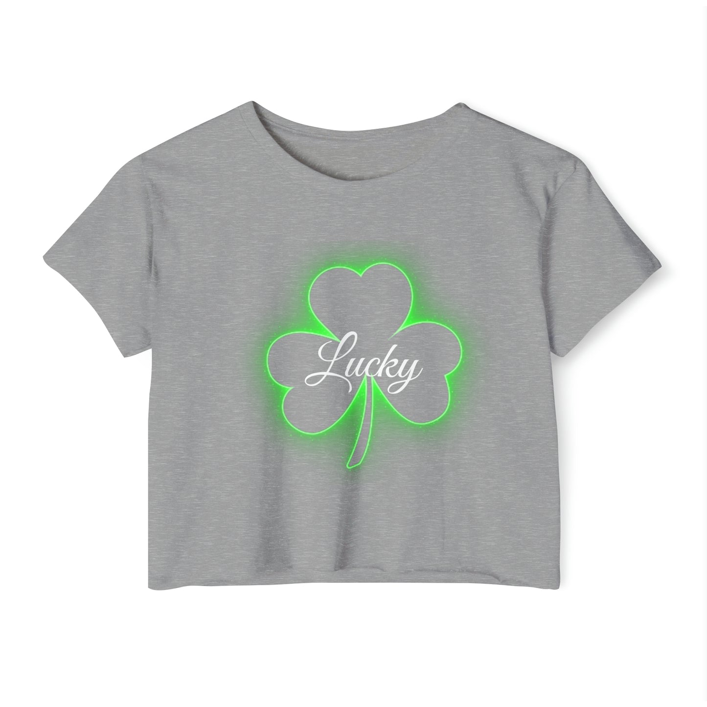 Lucky Saint Patrick's Day Crop Tee