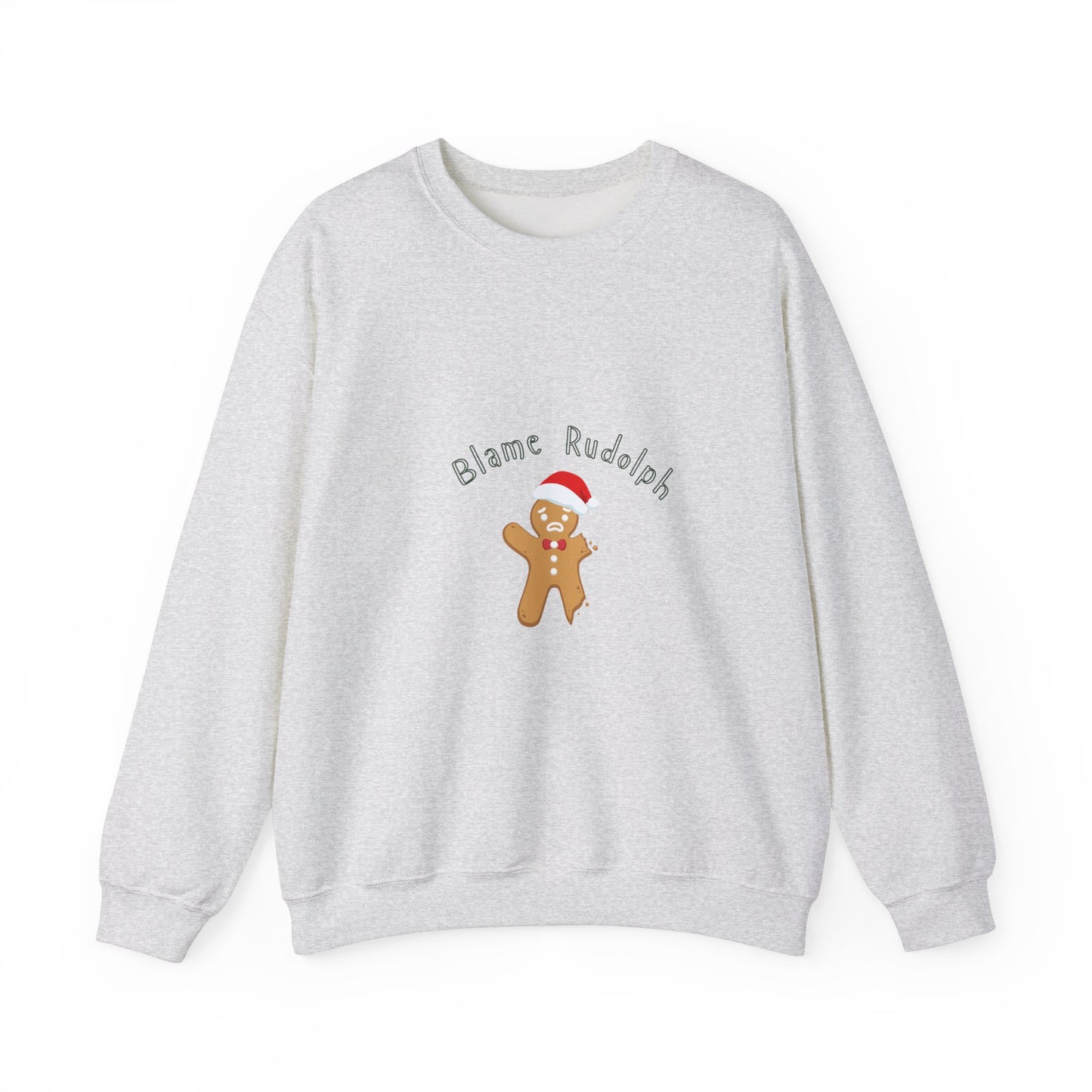 Christmas Sweater - Blame Rodolph - Women's Crewneck Sweatshirt