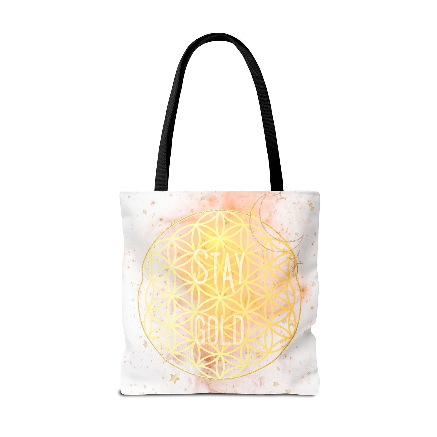 Stay Gold - Flower of Life Tote Bag