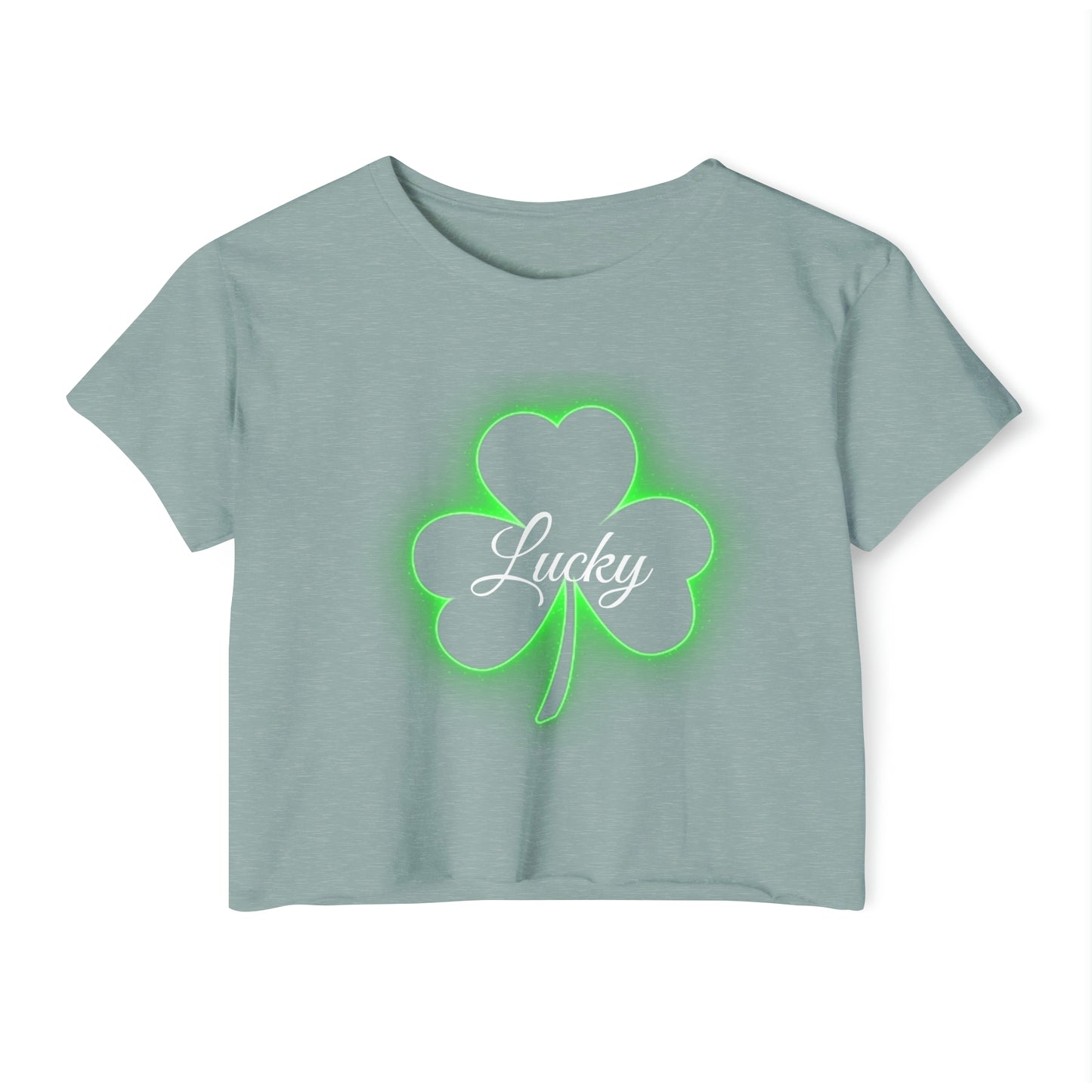 Lucky Saint Patrick's Day Crop Tee