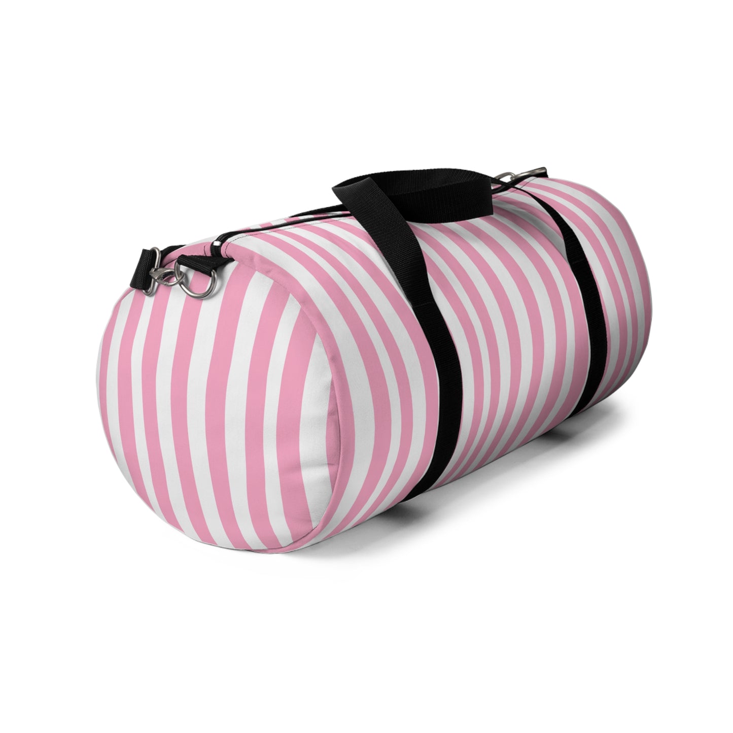 Pink Stripes Duffel Bag