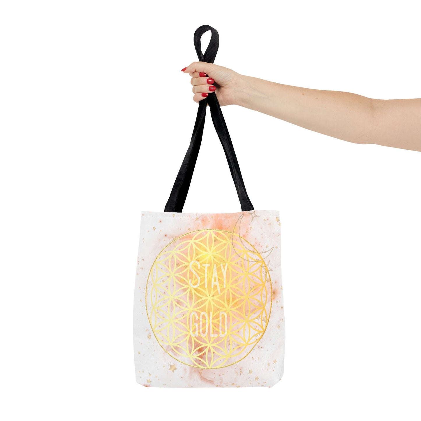 Stay Gold - Flower of Life Tote Bag