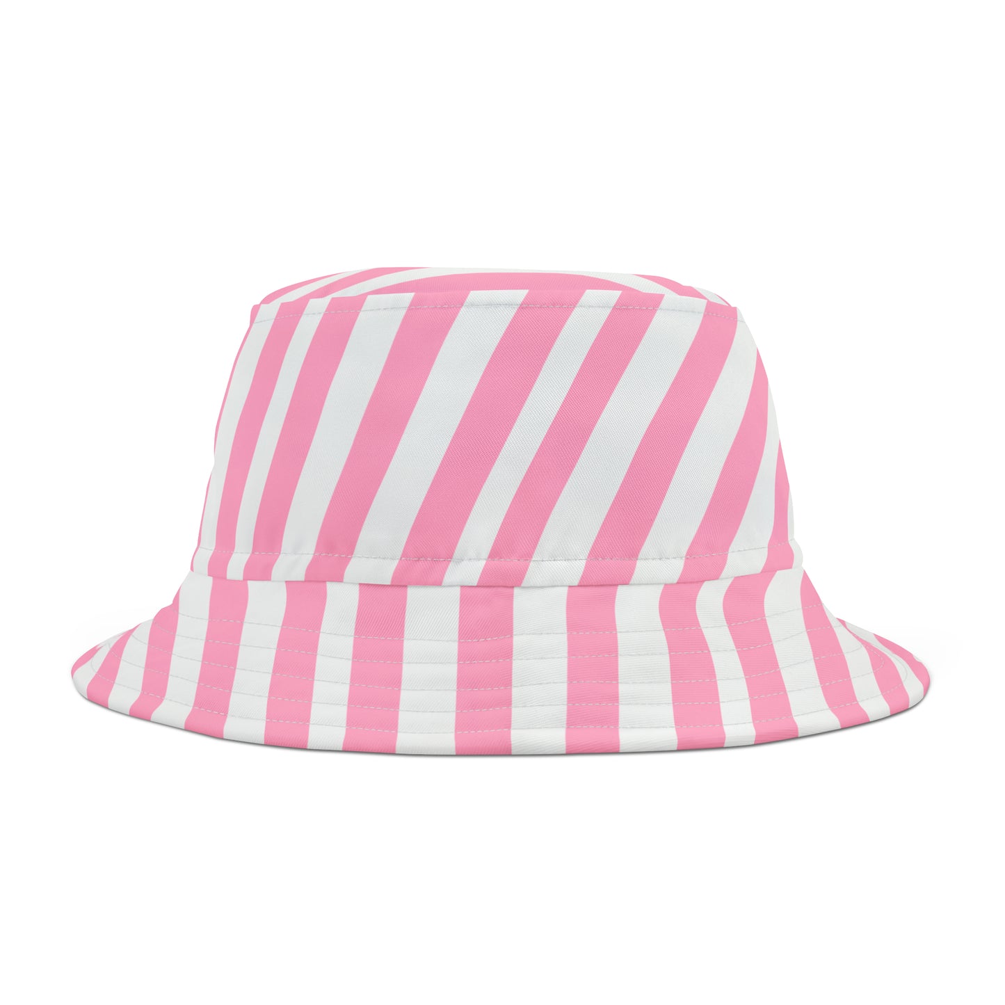 Pink Stripes Bucket Hat