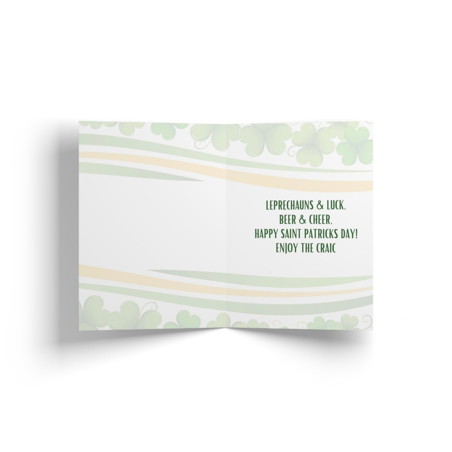 Single Saint Patrick's Day Card