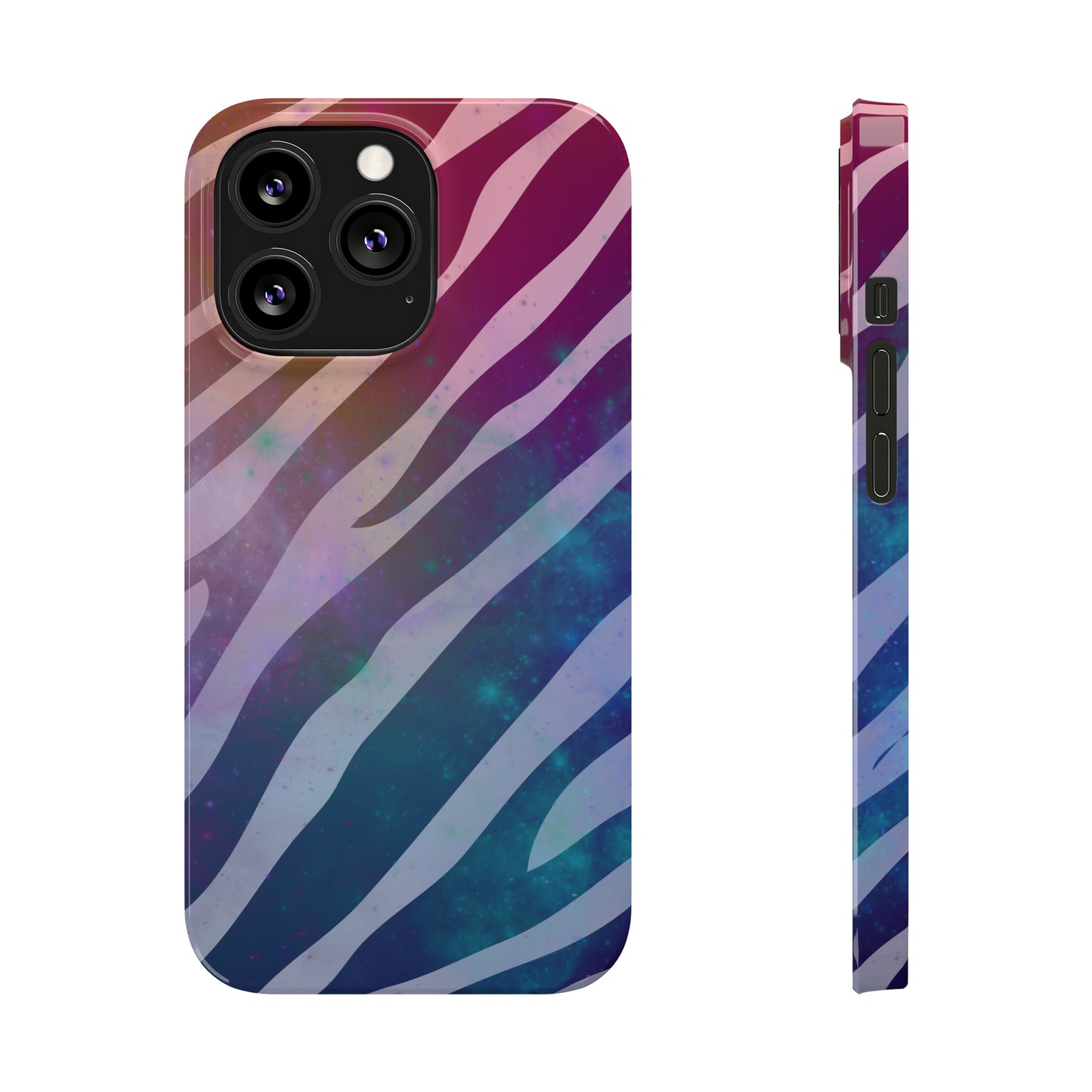 Galaxy Zebra Print Phone Case