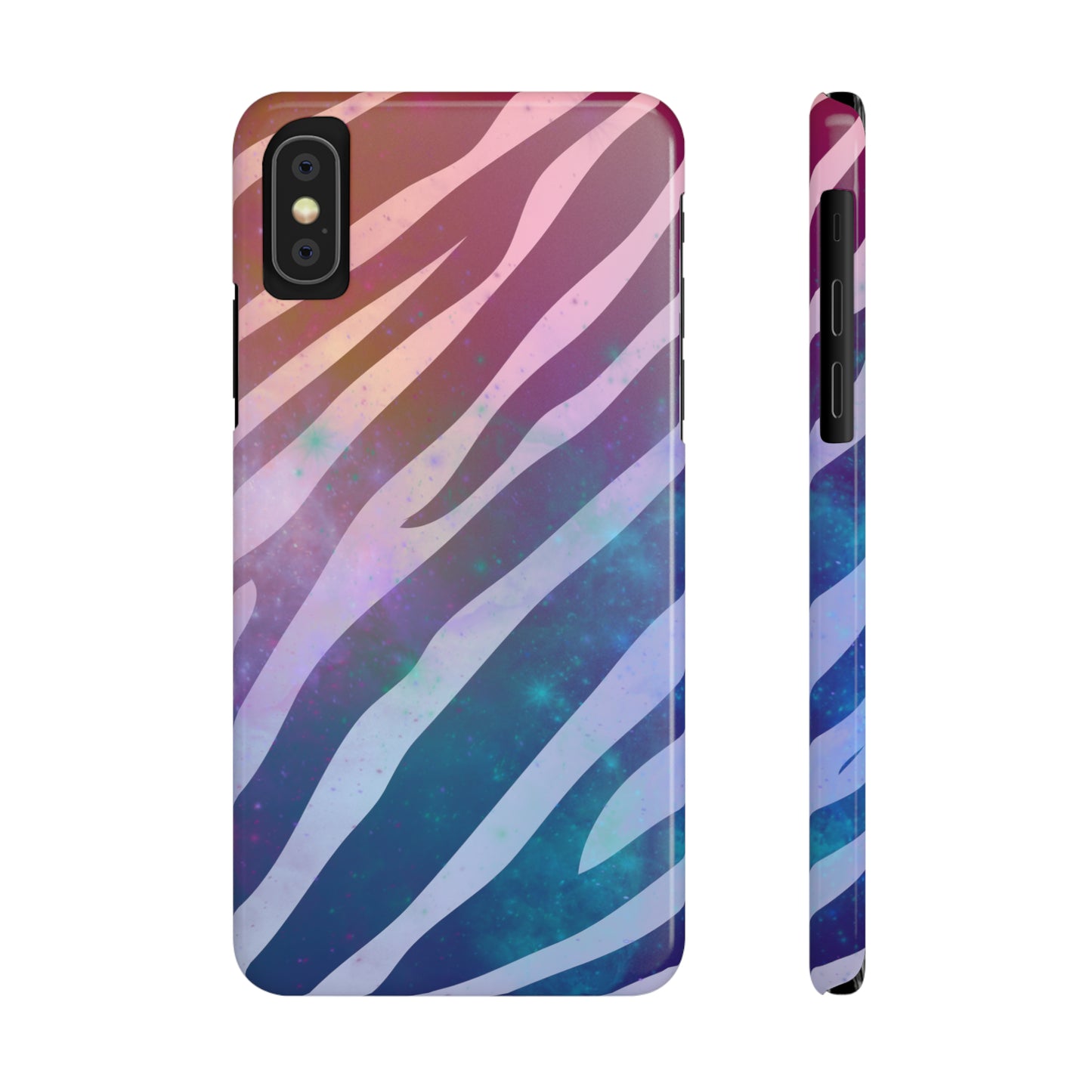 Galaxy Zebra Print Phone Case