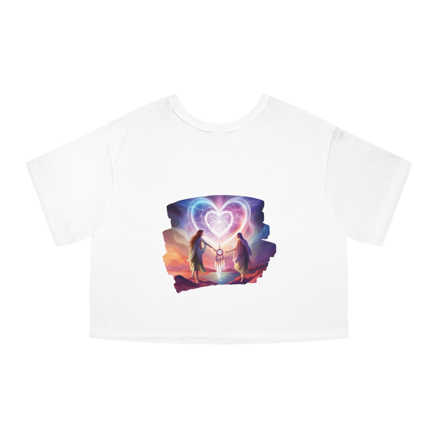 Woman's' Champions Graphic Cropped Tee - Valentine's Day Collective