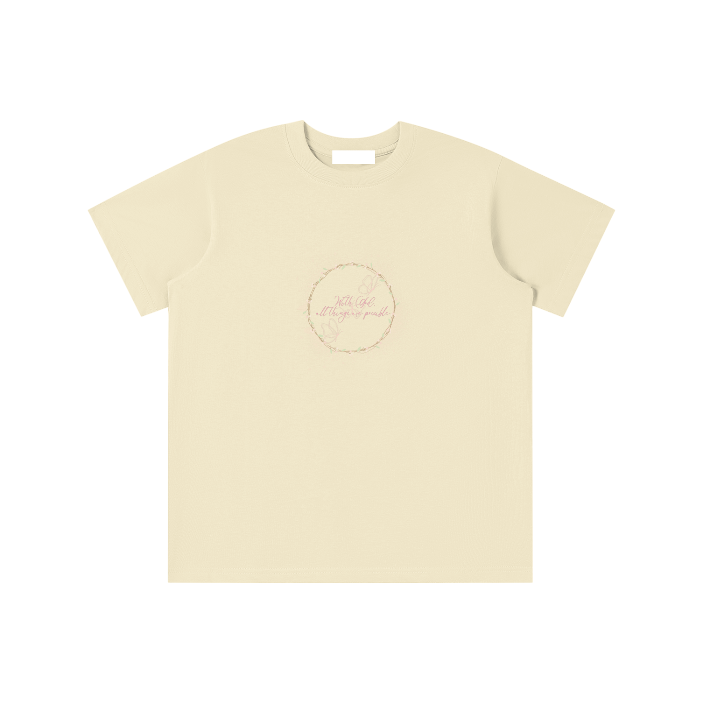 Faith Based Apparel,Girls T-Shirt,Daily Casual,Bible Verse,Moderate Thickness,Pure Cotton,Basics,Essentials T-Shirts,Motivational T-Shirt,Loose Fit