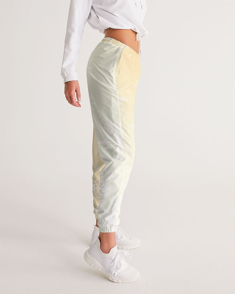 Women's Track Pants Set - Snowflake Gradient Print