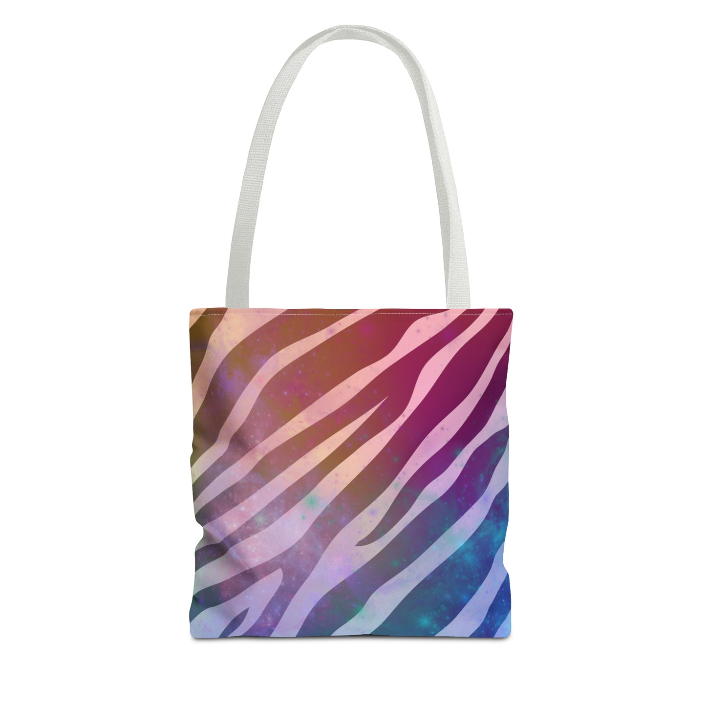 Galaxy Zebra Print Tote Bag