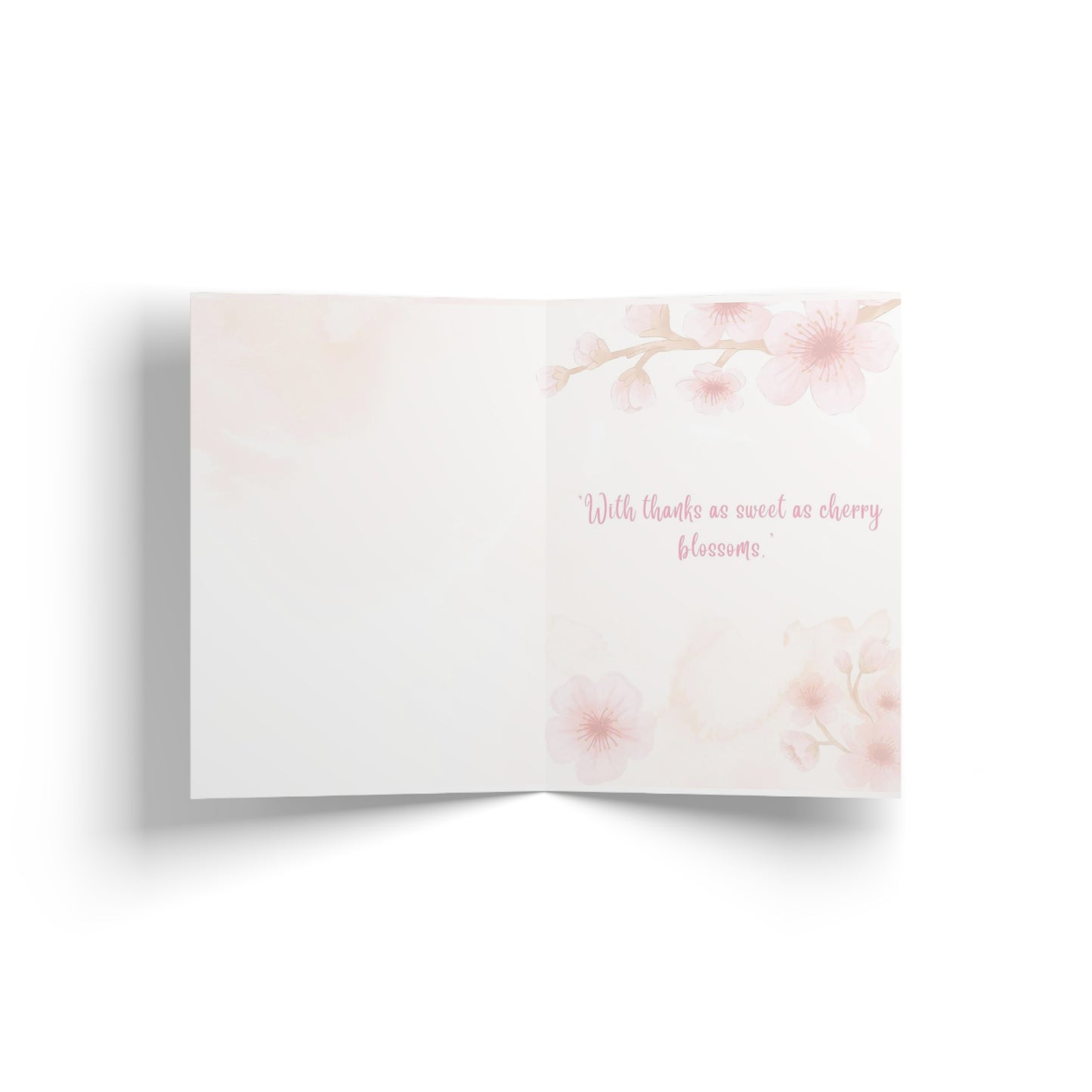 Single Thank You Card