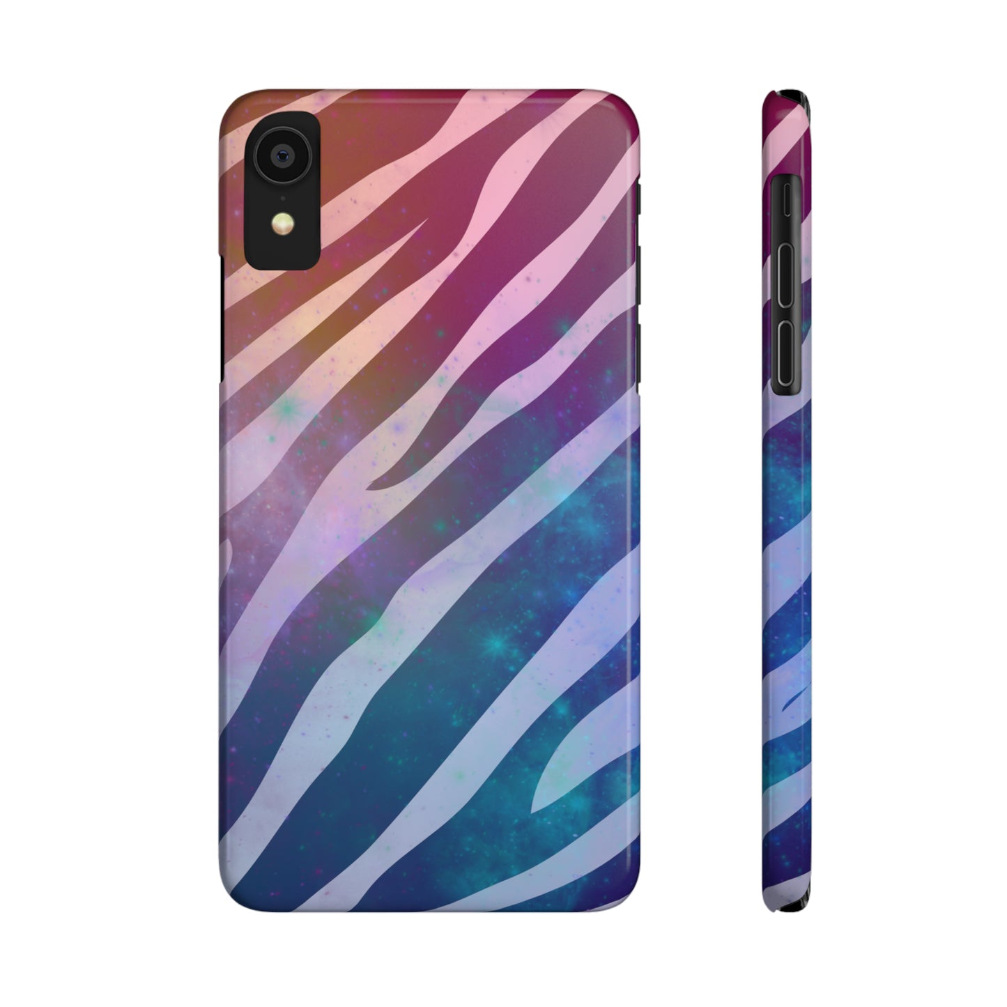 Galaxy Zebra Print Phone Case