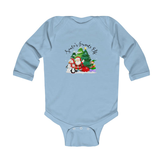 Christmas Bodysuit - Infant Bodysuit - Santa's Favorite Elf - Kid Collective