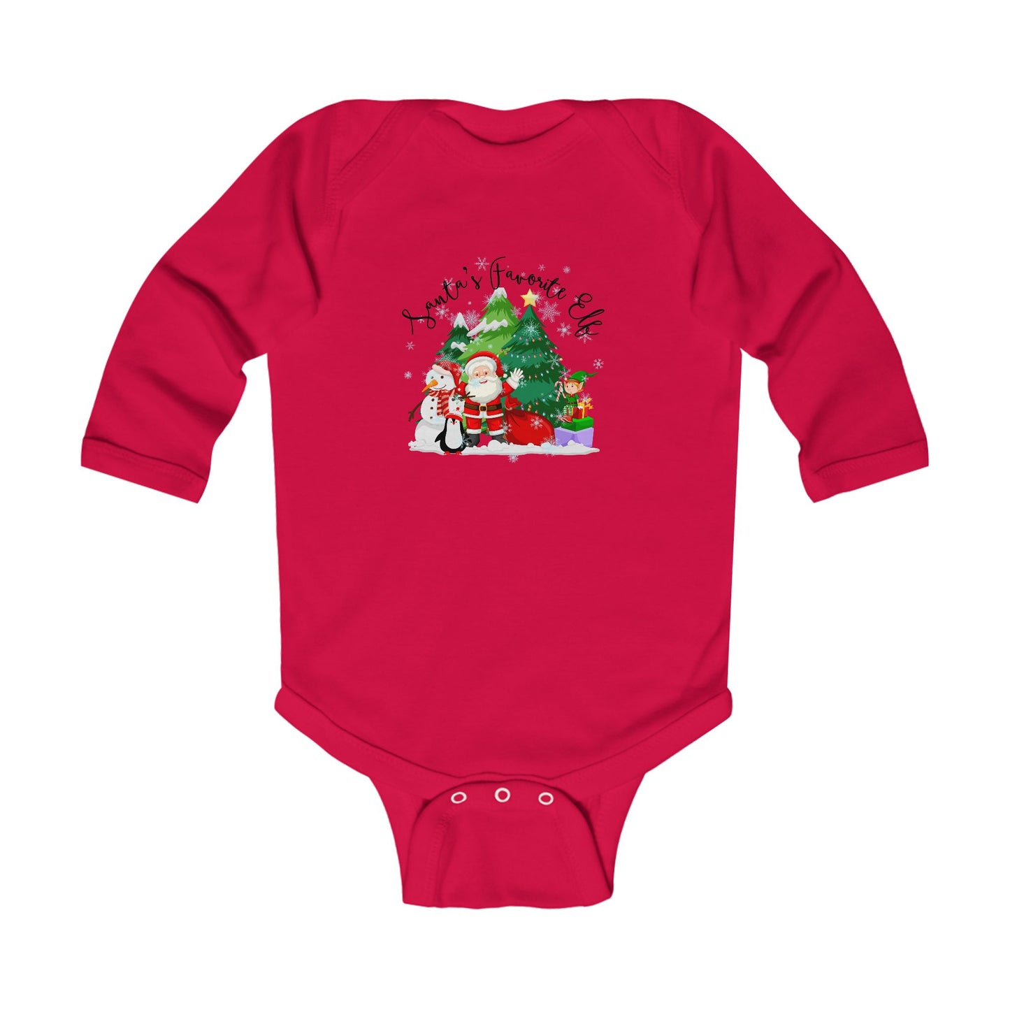 Christmas Bodysuit - Infant Bodysuit - Santa's Favorite Elf - Kid Collective