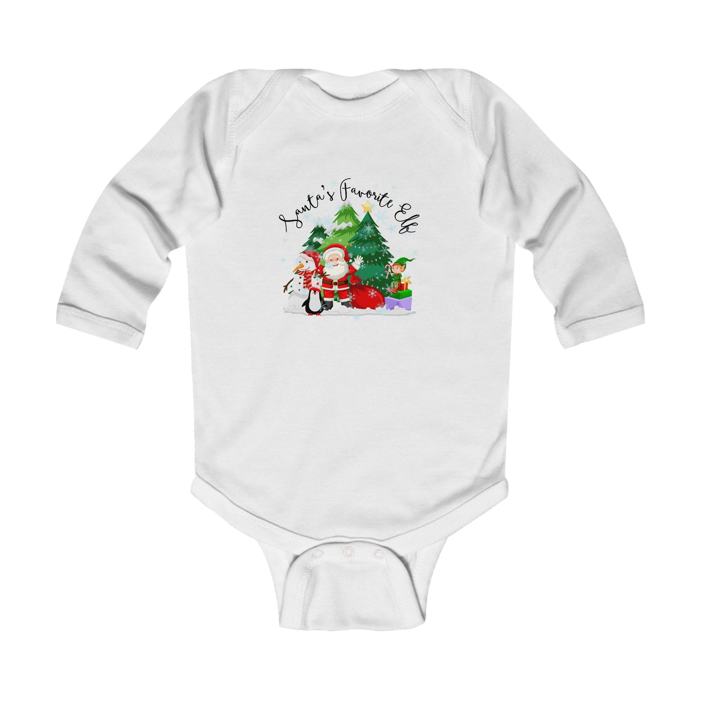 Christmas Bodysuit - Infant Bodysuit - Santa's Favorite Elf - Kid Collective