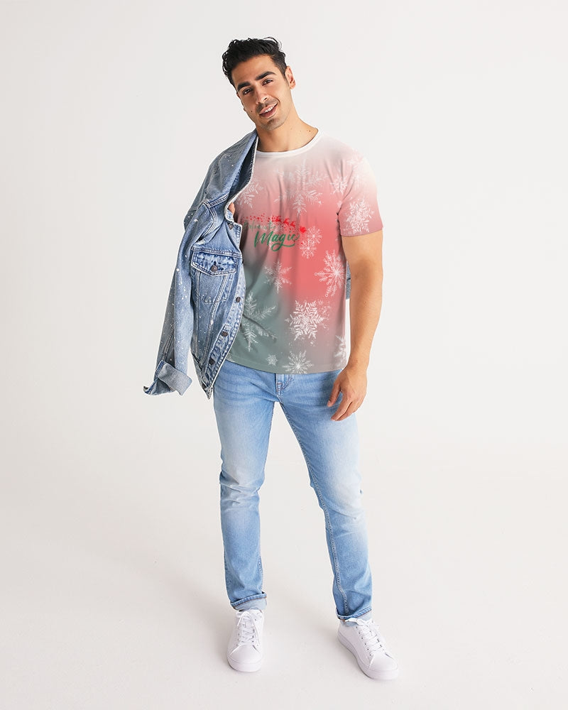 Christmas Gradient Men's All-Over Print Tee