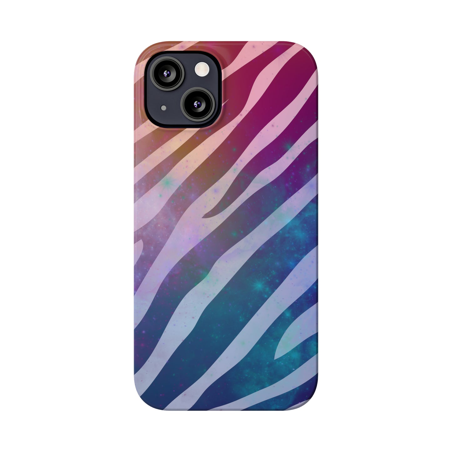 Galaxy Zebra Print Phone Case